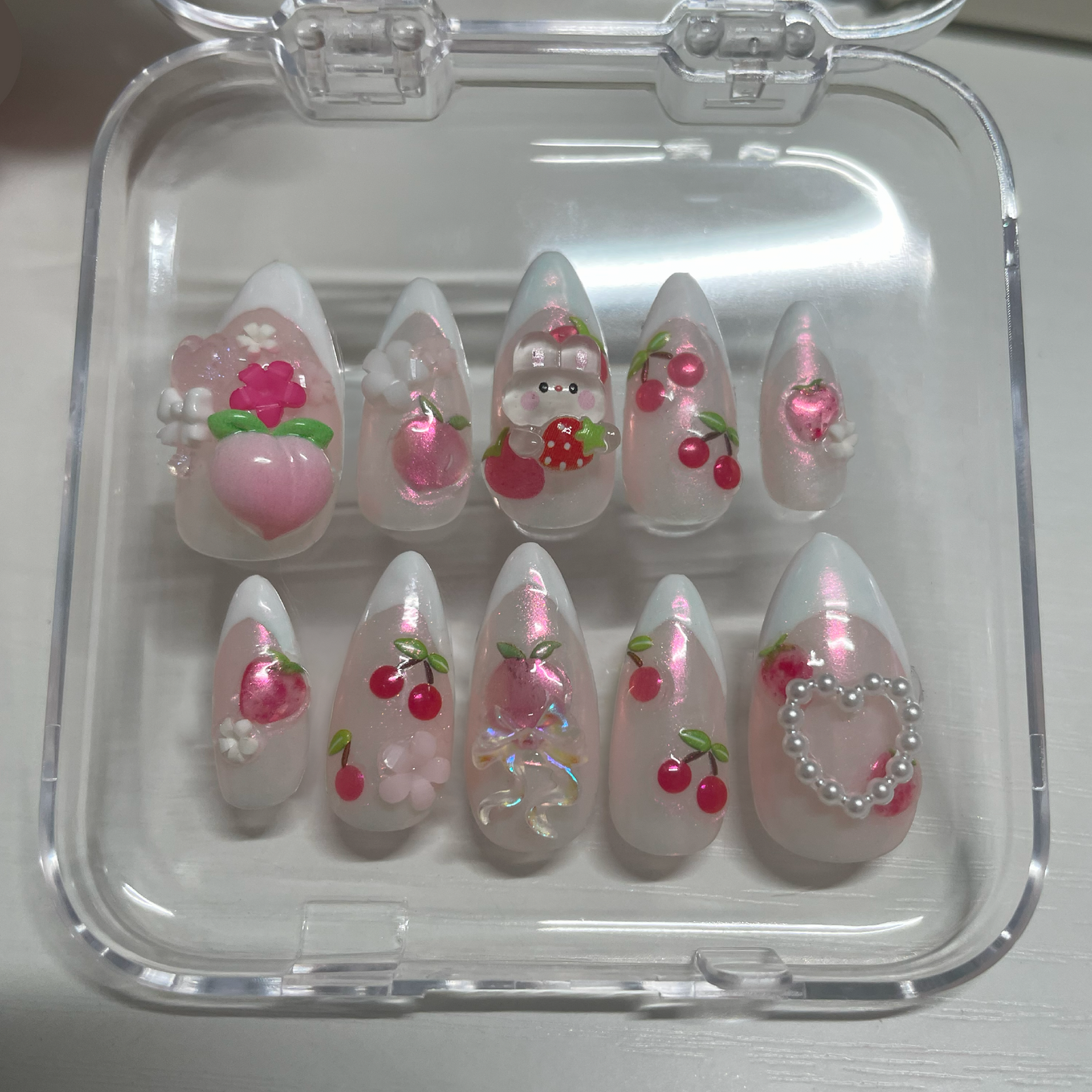 ✧Blushing Fruit✧ Press On Nails